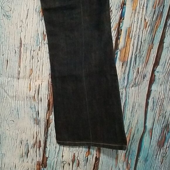 7 for all mankind distressed bootcut jeans sz 27 - Picture 12 of 13